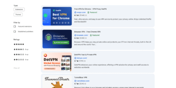 Geriausi VPN plėtiniai naršyklėms privačiam naršymui